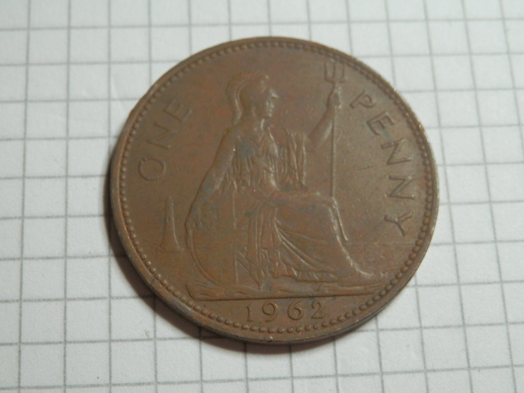 Tutti le monete: Großbritannien 1 Penny, 1962 – Usato da Weiach venduto da weiach81