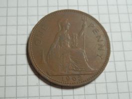 Großbritannien 1 Penny, 1962