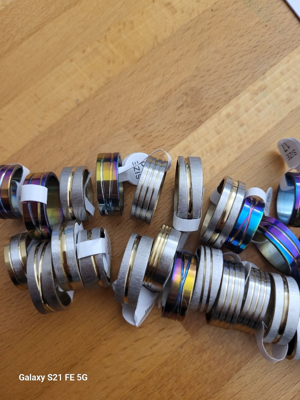 Anelli: 38 Stainless steel Ringe, neu – Nuovo e nell'imballaggio originale da Riehen venduto da tamola67 5