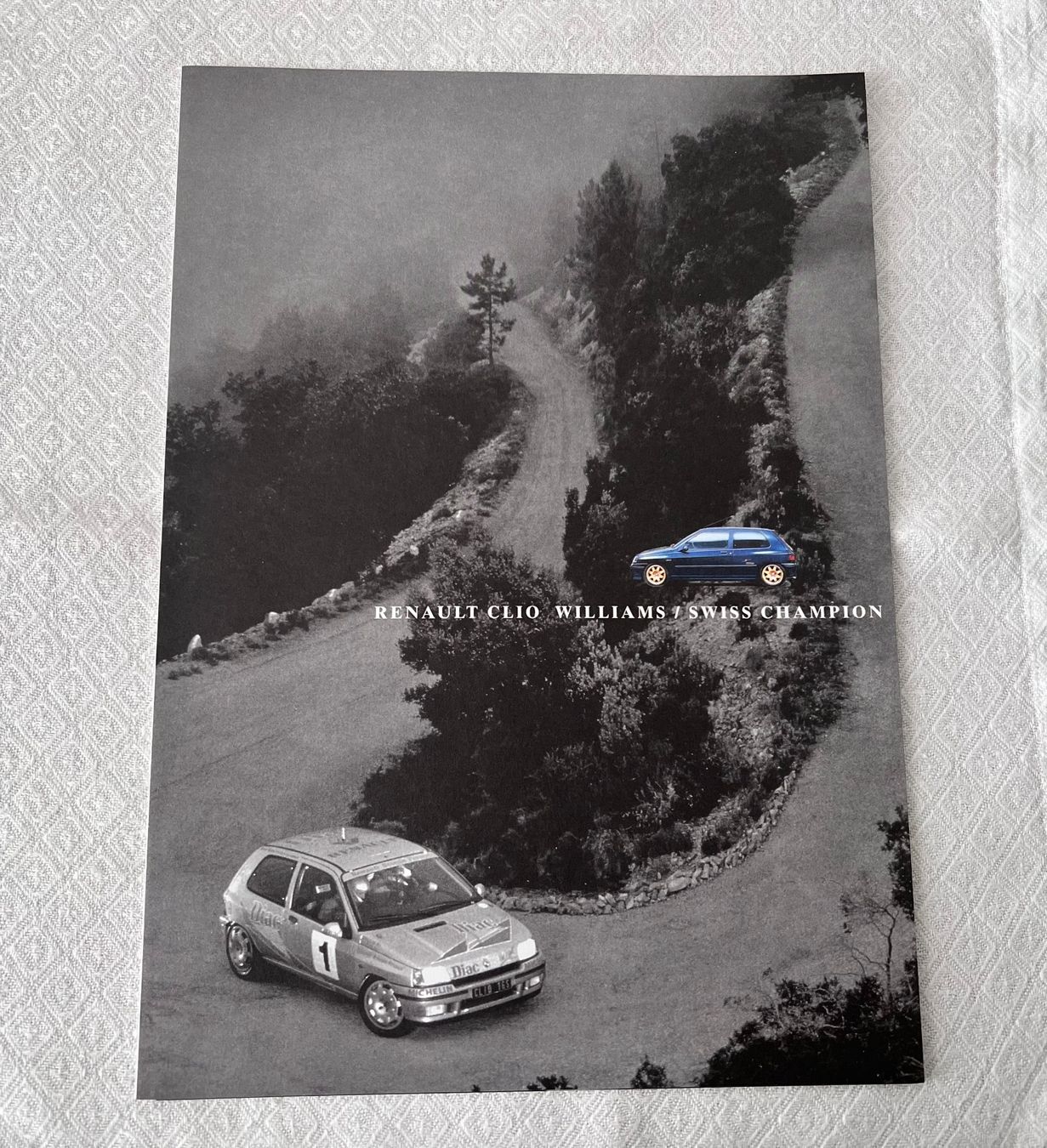 Renault Dokumente: RENAULT CLIO WILLIAMS / SWISS CHAMPION – Neu (gemäss Beschreibung) aus Münchenbuchsee von Volver64