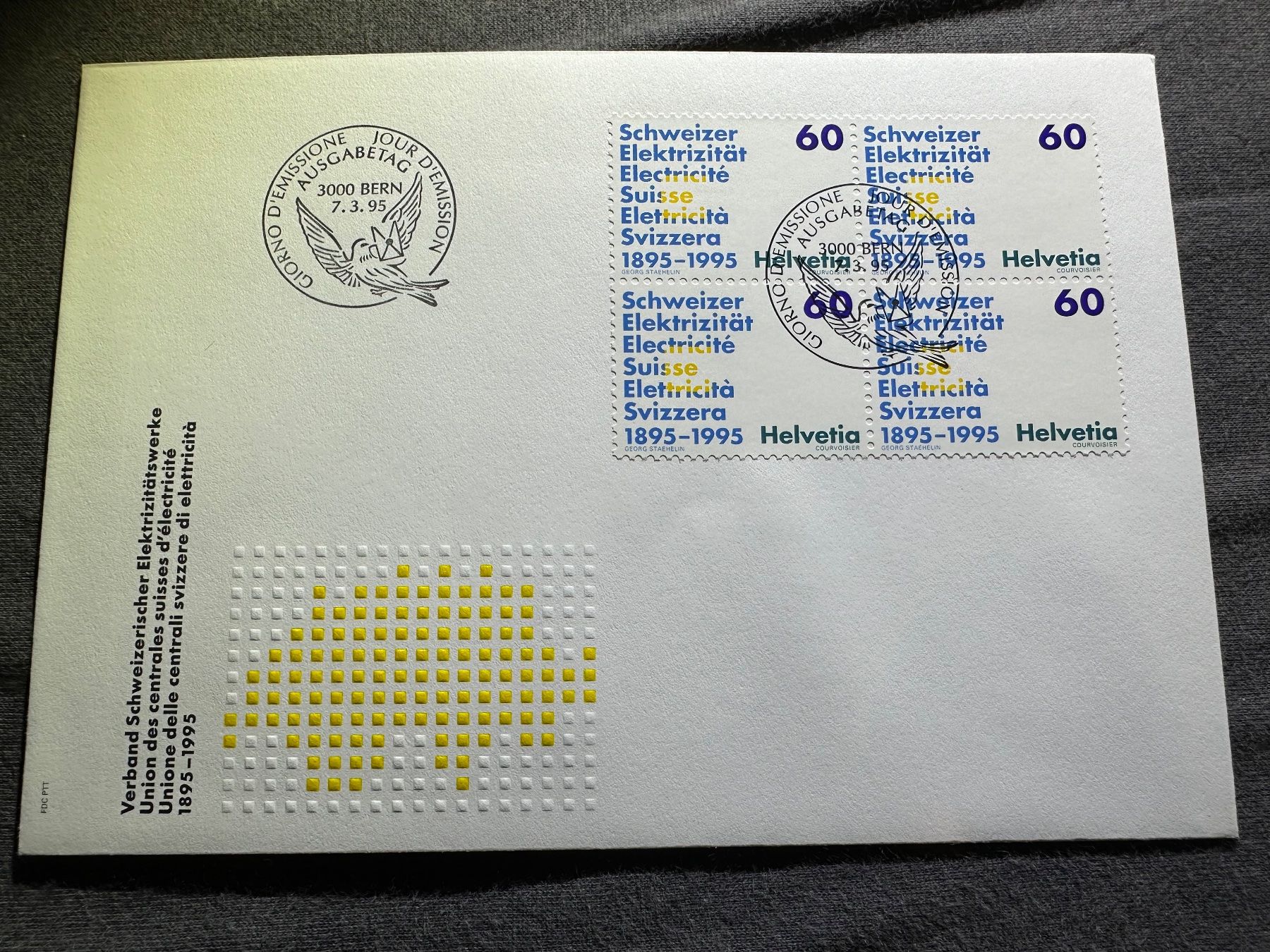 Tutti i francobolli: 1995 FDC Ersttagumschlag – Usato da Stettfurt venduto da 2442