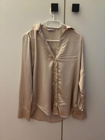 Elegante Bluse beige Grösse XS H&M