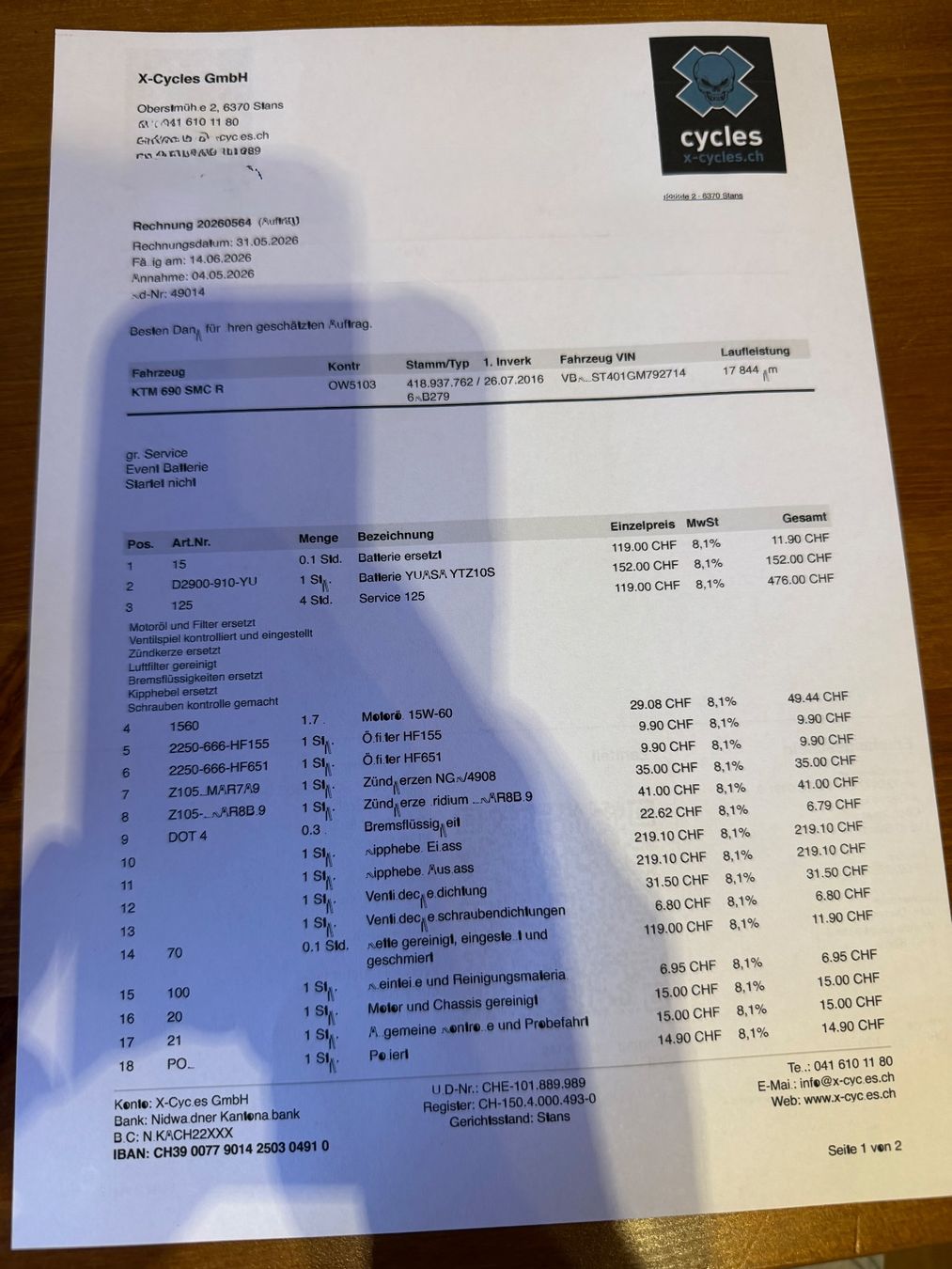 Smc (Sm) Strasse: KTM SMC R 690 – Gebraucht aus Kerns von Kerns1 9