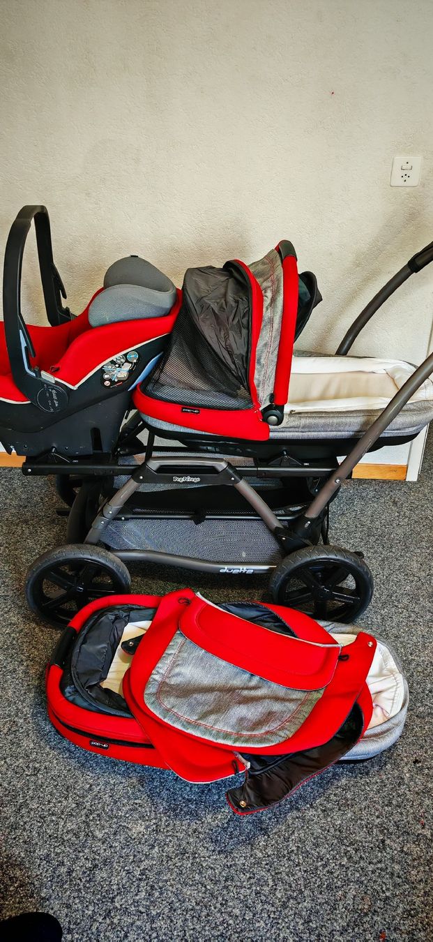 Peg Perego Kinderwagen: Poussette pour bébés jumeaux Peg Perego – Gebraucht aus Bern von Meriem00 3