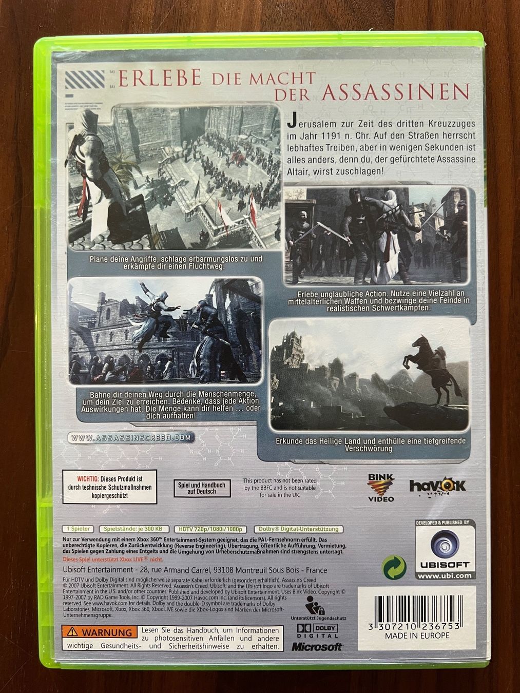 Giochi: Assassins Creed Xbox 360 – Usato da Dübendorf venduto da CellarSeller 1