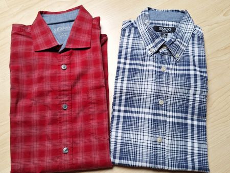 2 Langarm-Hemden  Gr.M  Slim Fit, S.Oliver, und Smog