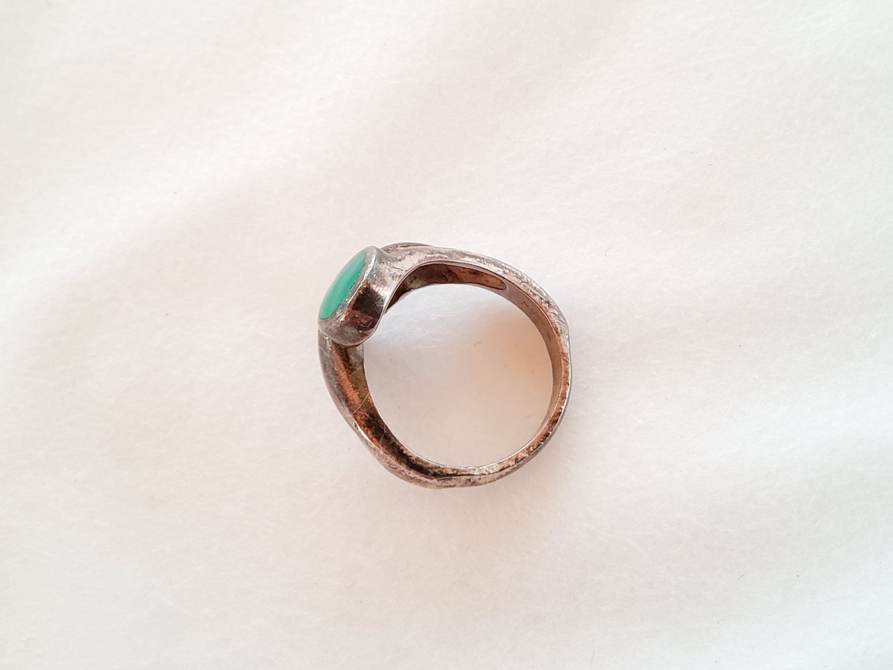 Anelli: Bague en argent 925 avec pierre  – Usato da Malleray venduto da Broc-Mo 5