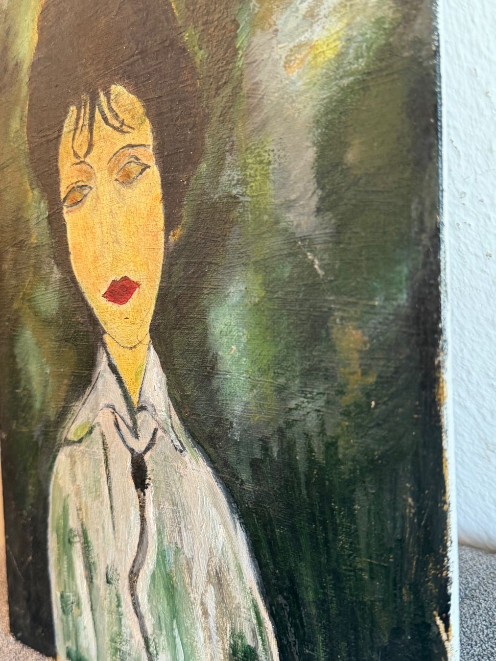 Gemälde: Porträtmalerei Frau Expressionismus Kunst – Gebraucht aus Basel von PAUL_ART 5