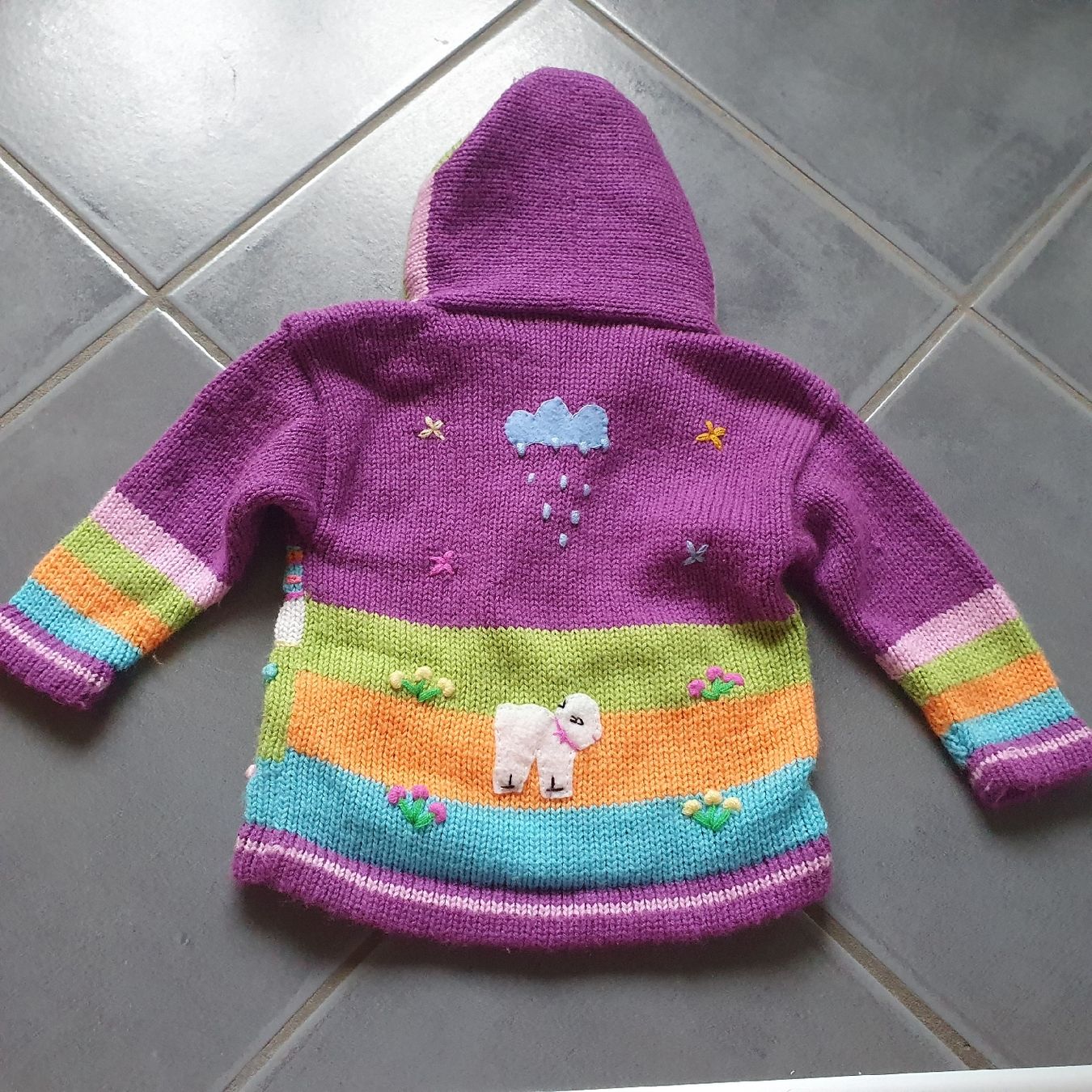 Giacche & Cappotti: Selbstgestricktes Jäckli (Stil Peru) – Usato da Deitingen venduto da RK68 1