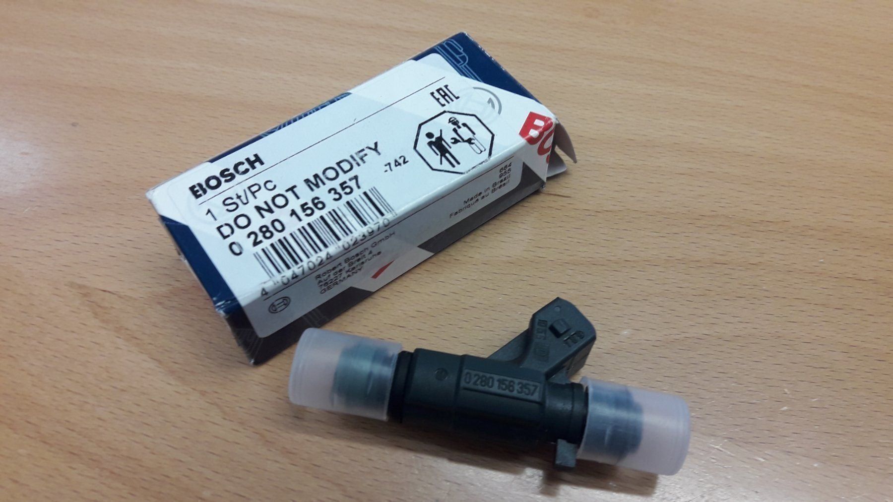 Bosch Tutti pezzi di ricambio auto: BOSCH Einspritzdüse - Einspritzventil - 0 280 156 357 – Nuovo e nell'imballaggio originale da Flawil venduto da LG-AG_Teilemarkt