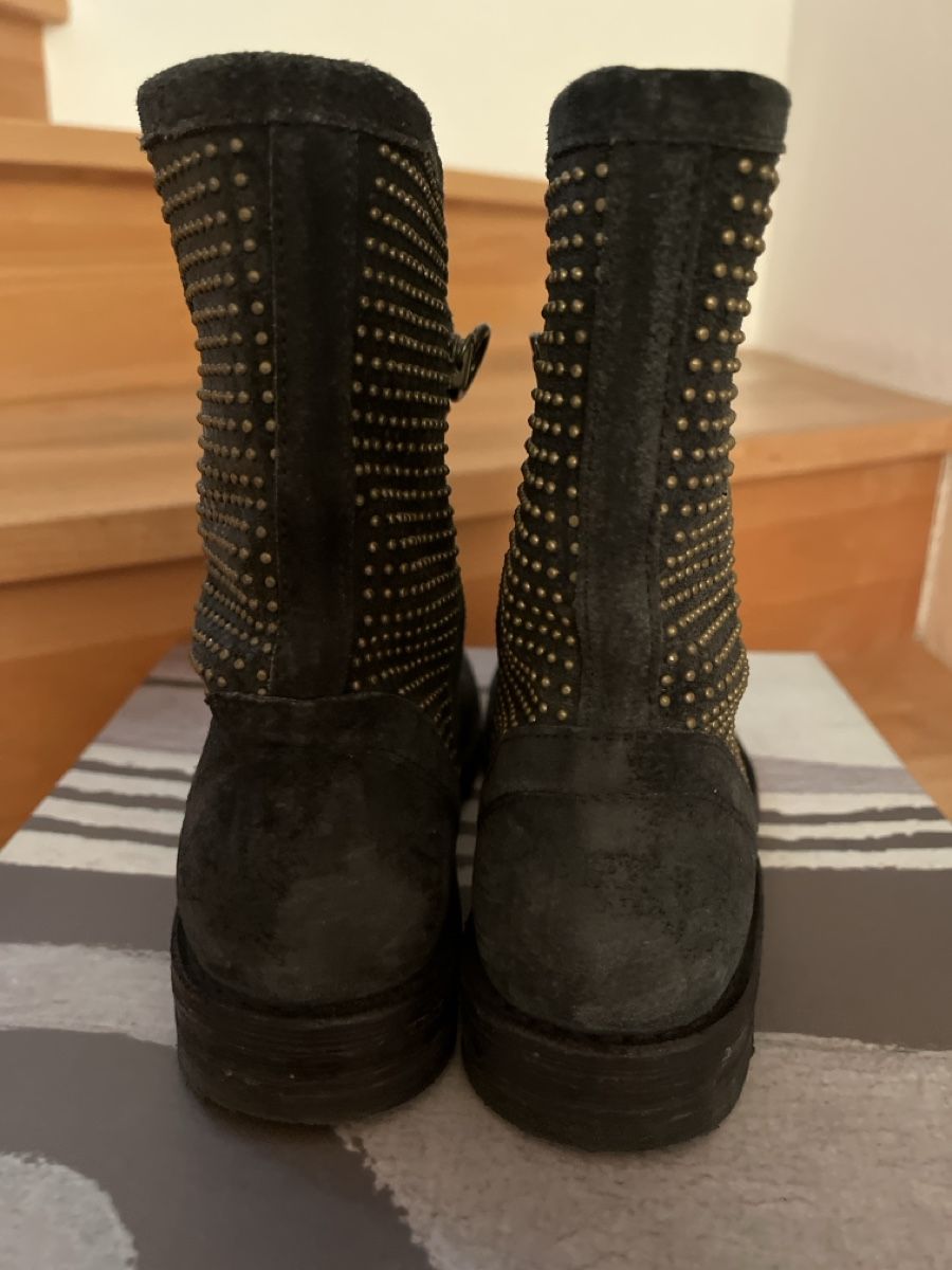 Scarpe da donna: Fiorentini  Baker Boots schwarz mit Nieten Gr. 36 – Nuovo (secondo la descrizione) da Olten venduto da reja1965 2