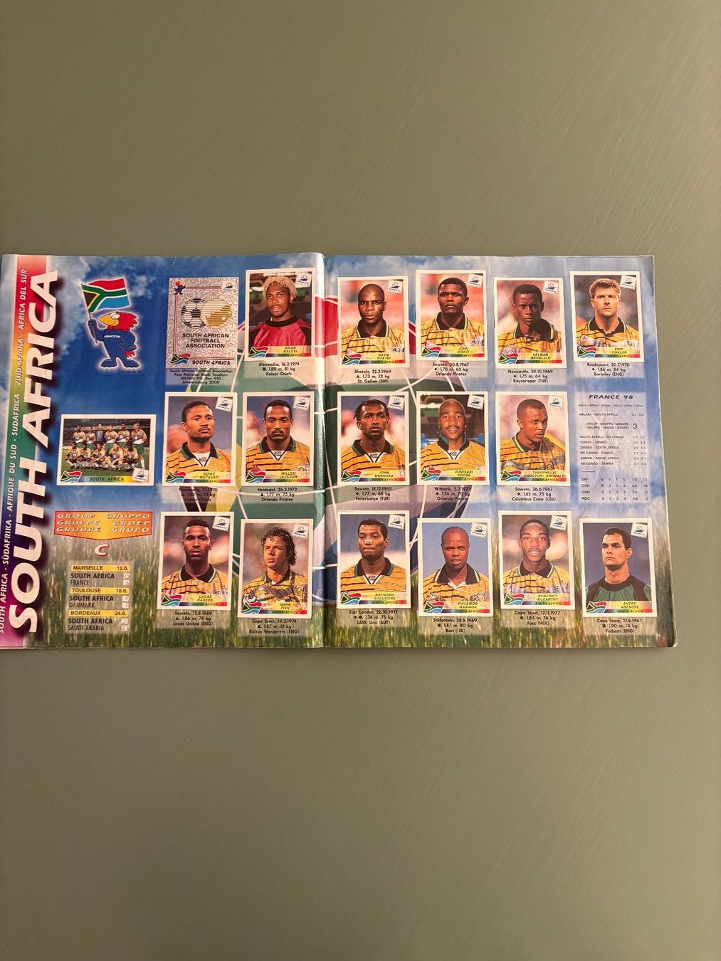 Panini Alben: Panini-Heft WM 1998 / Frankreich – Gebraucht aus Zürich von jimmy_12 8