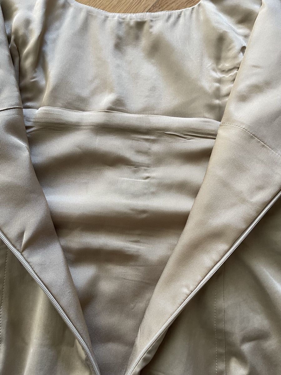 Vestiti: Kleid Elegantes Kleid Flavio Castellani Beige – Usato da Rüschlikon venduto da leo_mwz2 8