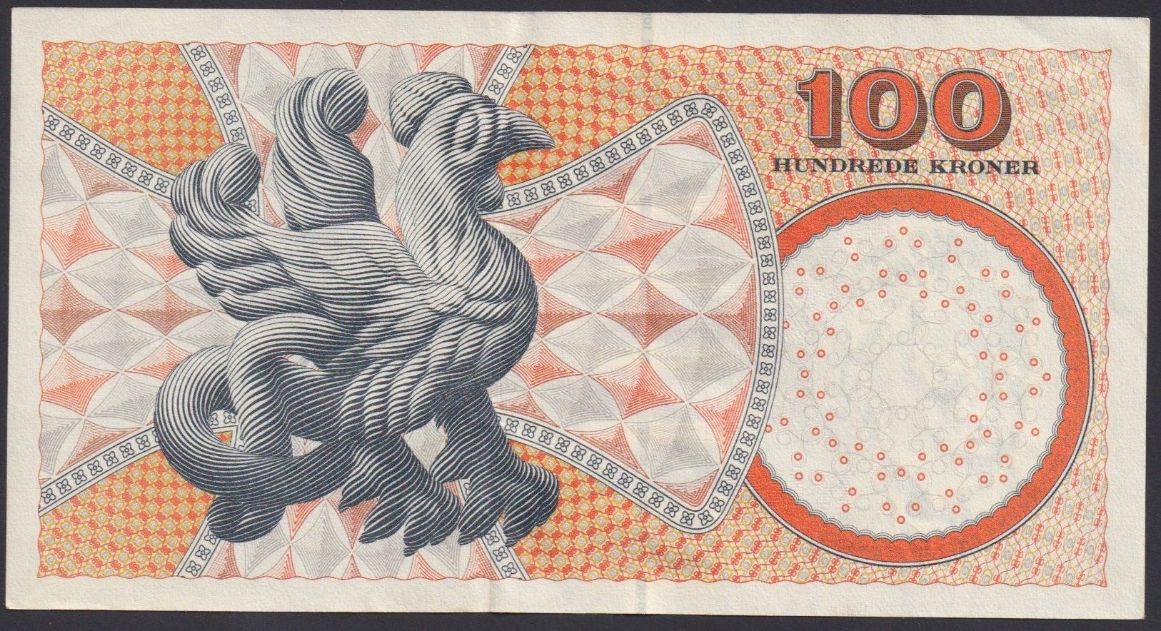 Banconote: Dänemark 100 Kroner 2002 – Usato da Brugg AG venduto da banknoten_muesli 1