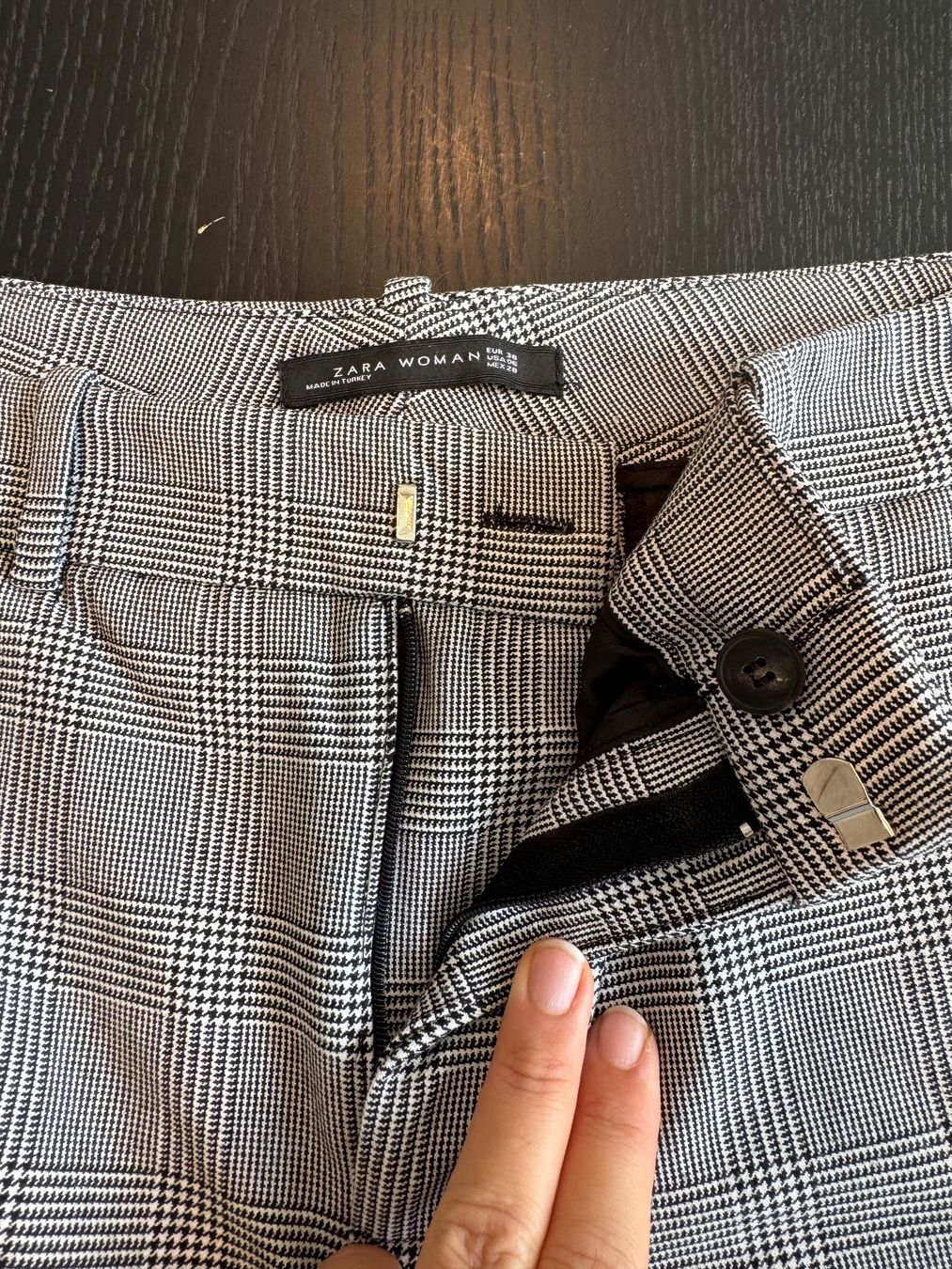 Zara Pantaloni: Elegante Damenhose mit Karomuster, Grösse 38 – Usato da Zürich venduto da rahelitas 5