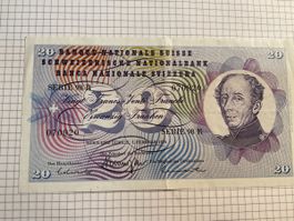 20 Franken Note Schweiz