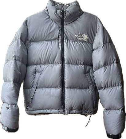 The North Face 700 Vintage Nuptse grau/silber