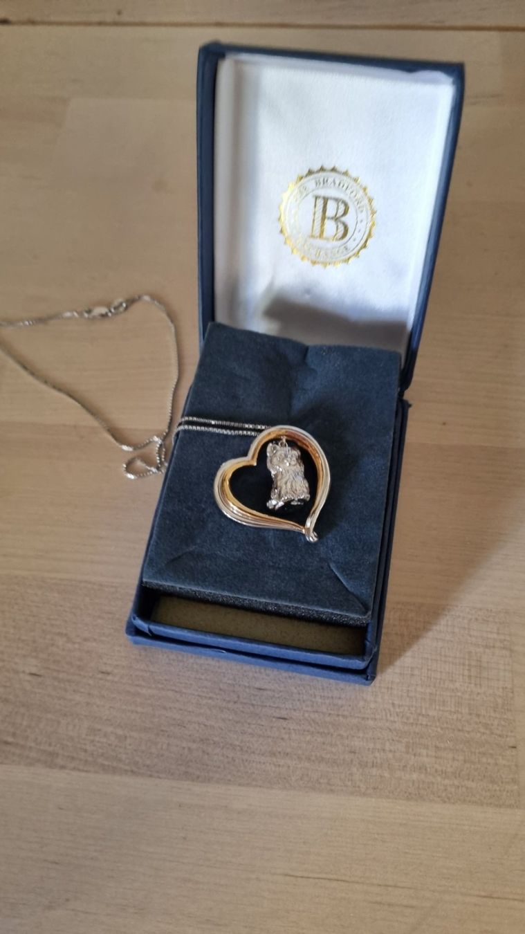 Catenine: Bradford Exchange Collier Chat Bijoux plaqué or/argent – Nuovo e nell'imballaggio originale da Neuchâtel venduto da mepirata 3