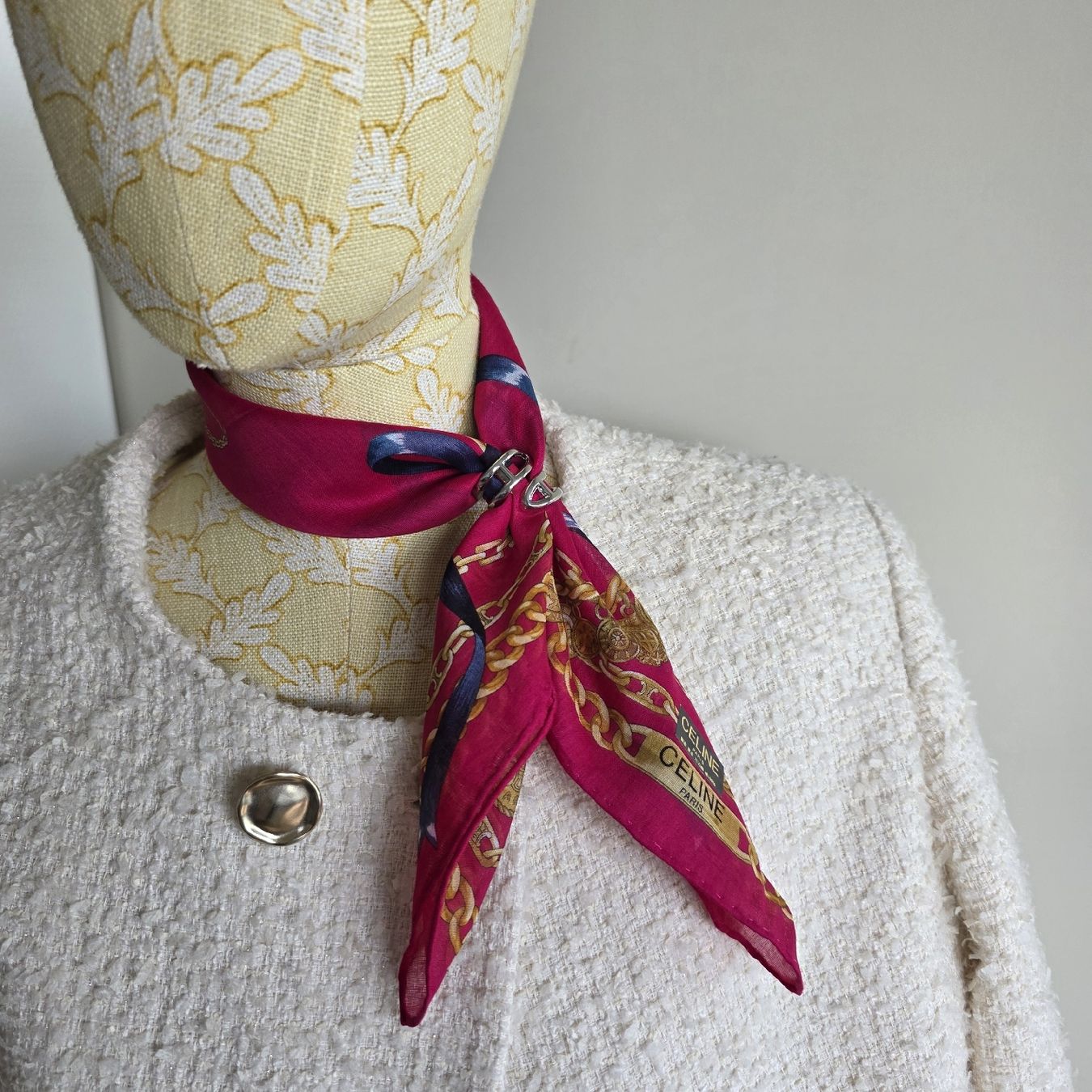 Celine Foulard & Sciarpe: Celine Tuch 48x48 cm Neu – Nuovo e nell'imballaggio originale da Zürich venduto da LIMAR 5