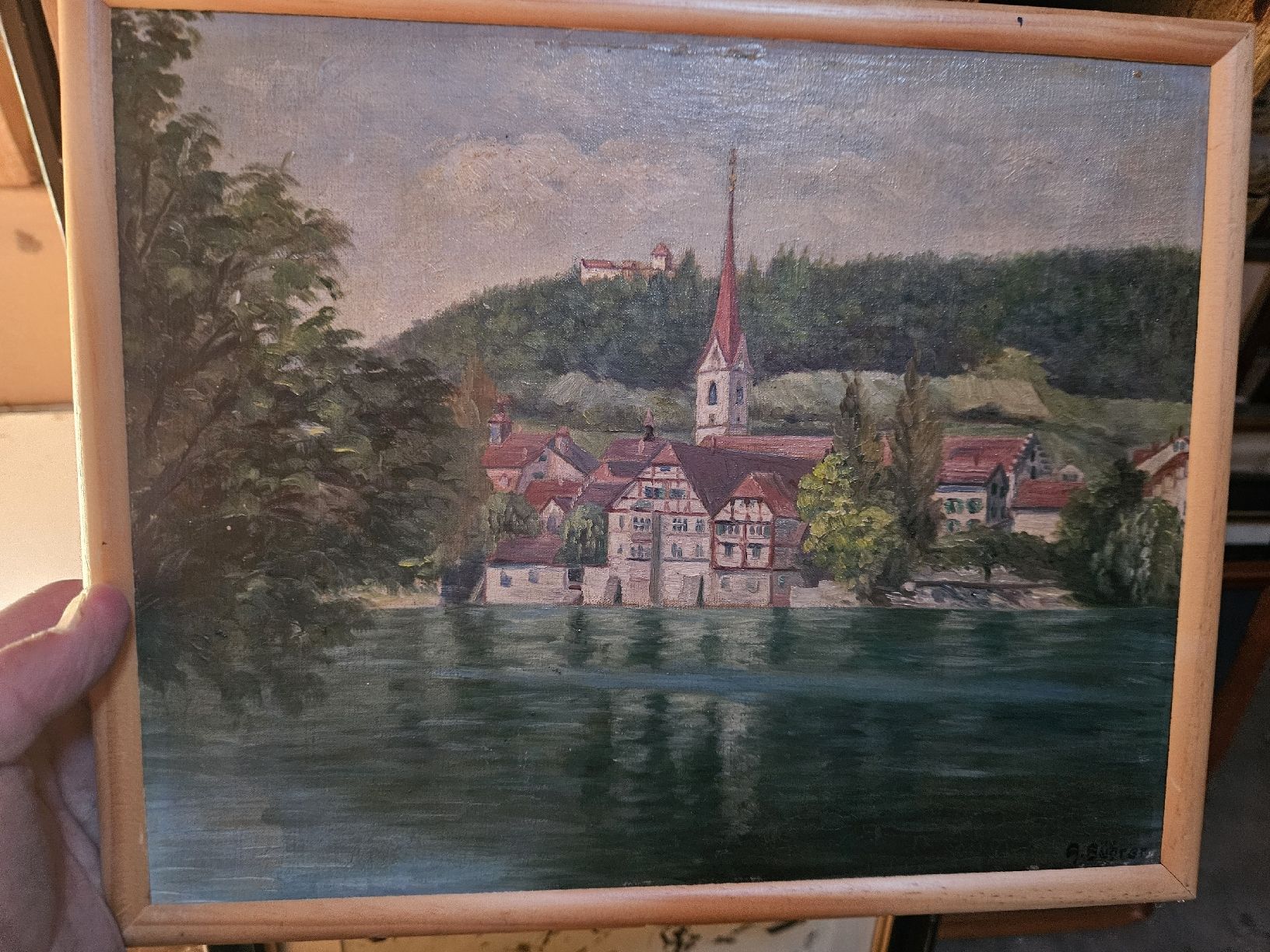 Gemälde: gemälde bodensee – Gebraucht aus Schwellbrunn von Omega-alpha