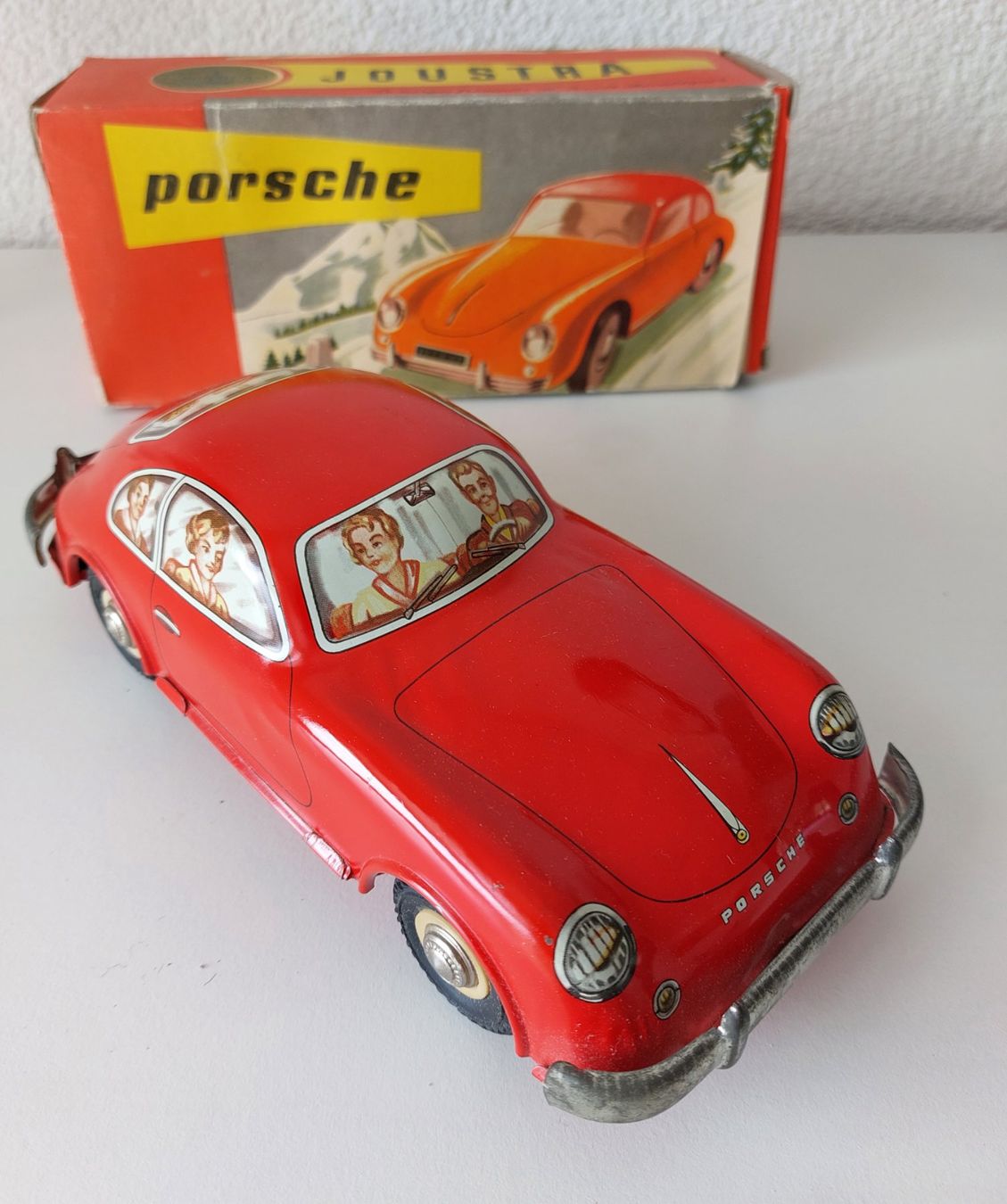 Distler Giocattoli: Joustra Porsche 356 Blechauto mit Box – Usato da Schenkon venduto da TG10 2