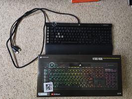 Gaming Tastatur Corsair K100 RGB mit CH Layout gebraucht