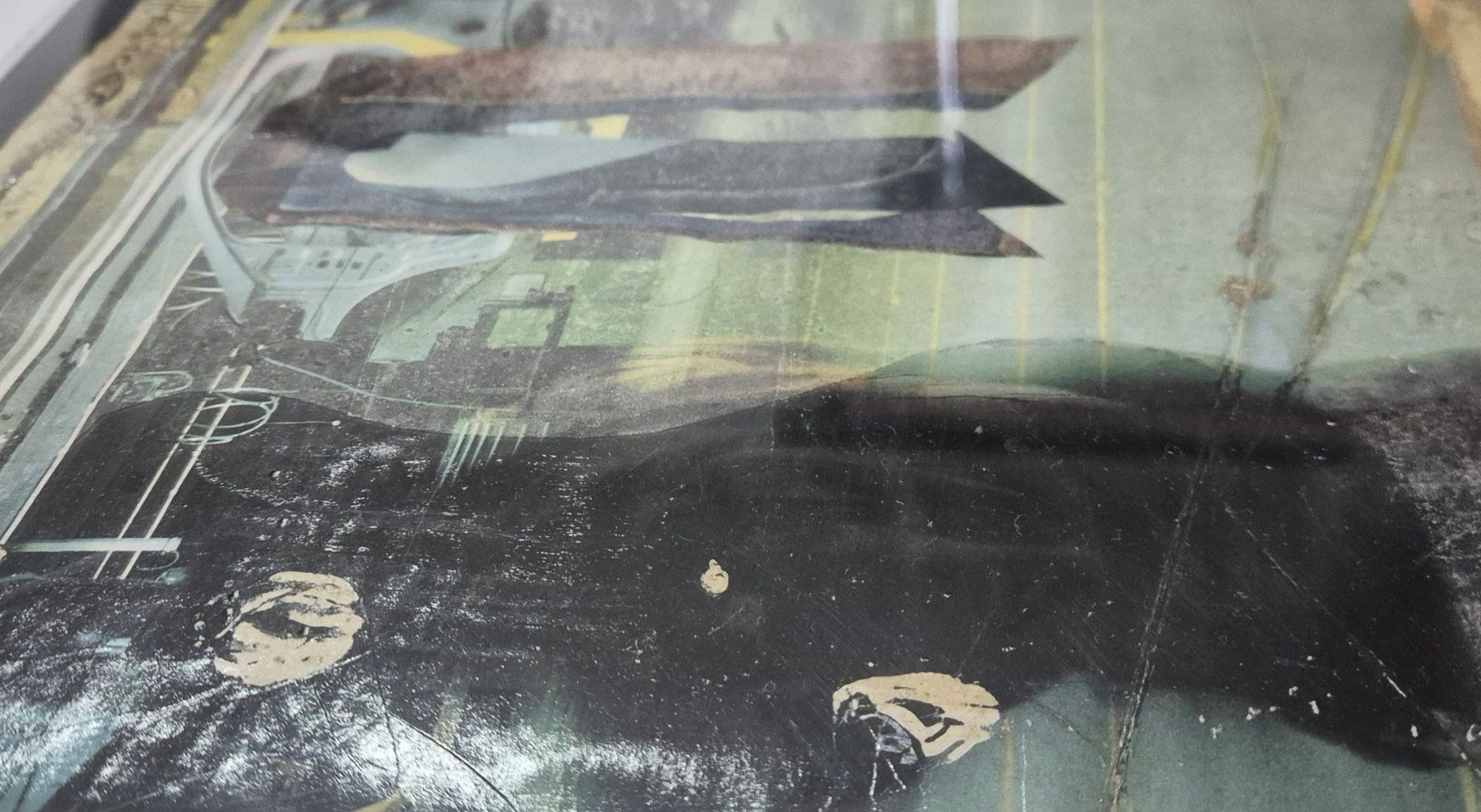 Tableaux: Walter Hediger (1928-2009), Collage, Mischtechnik – D'occasion à Illnau par Bab58blau 2