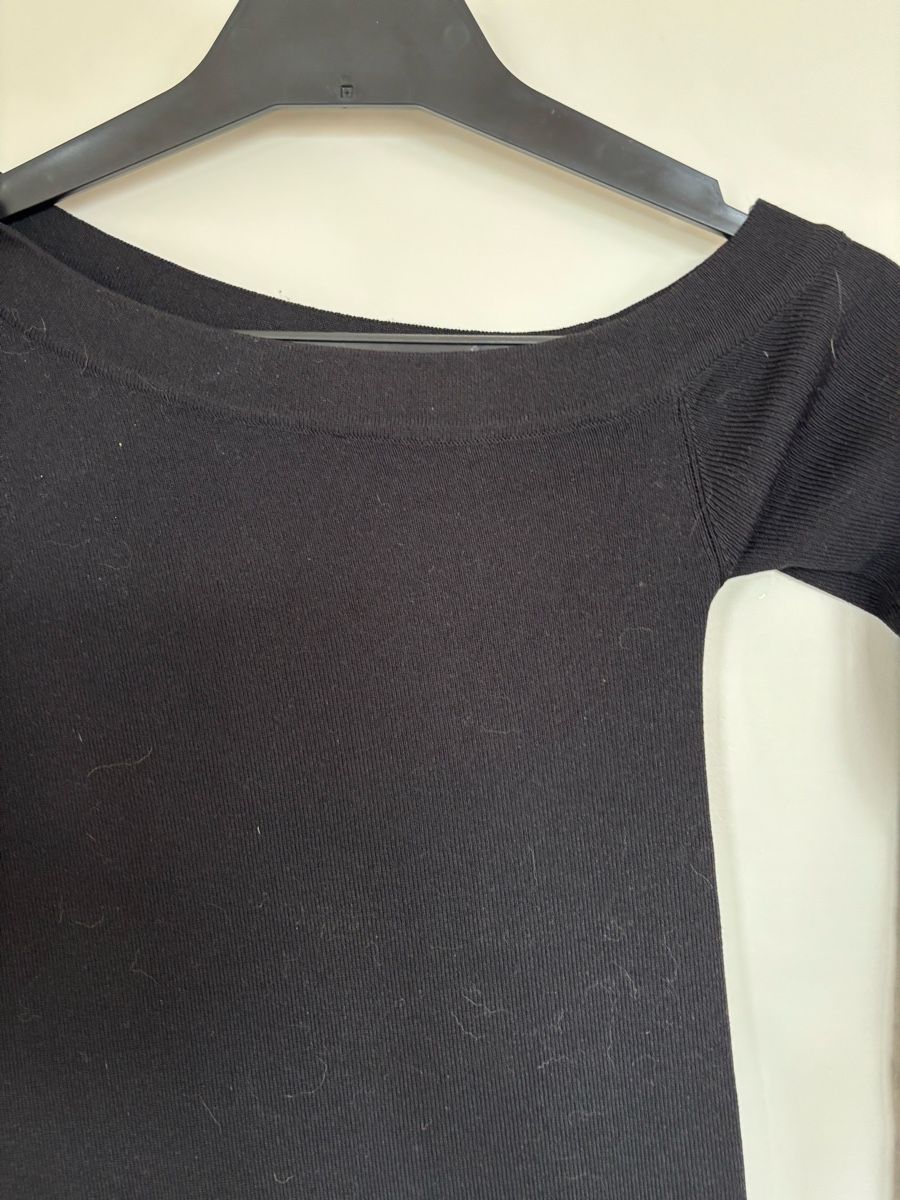 Zara Vestiti: Robe noire à manches longues – Usato da Genève venduto da bha_jcf5 1