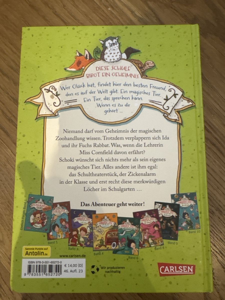 Libri: Schule der magischen Tiere Band 2 – Usato da Hüttikon venduto da MacDani 1