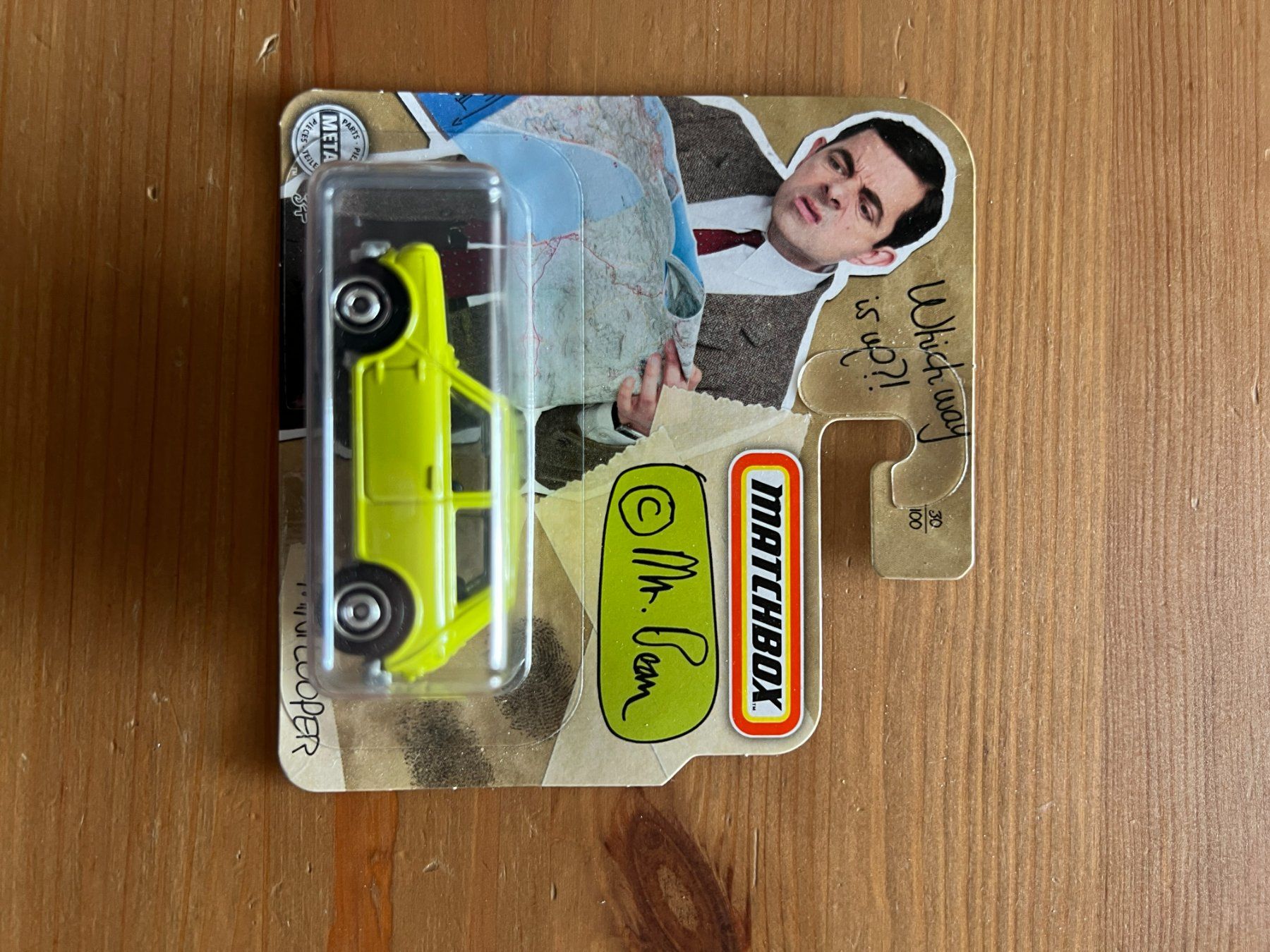 Voitures modèles: Matchbox Mr. Bean Mini Cooper short card – Neuf avec emballage d'origine à Meilen par rdv_n7s9 1