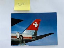 Postkarte Flugverkehr Schweiz Coronado HB-ICE