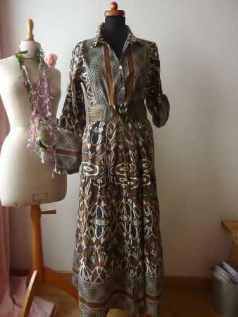 Maxi Safarikleid 34/36 LoL