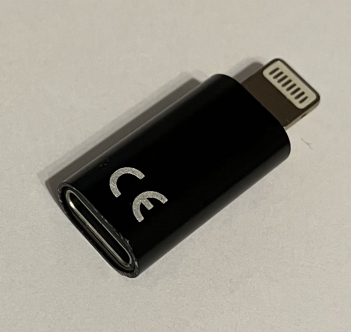 Unità & Adattatore: Ladeadapter USB C w - Lightning m Farbe schwarz – Nuovo e nell'imballaggio originale da lyssach venduto da Fisch40