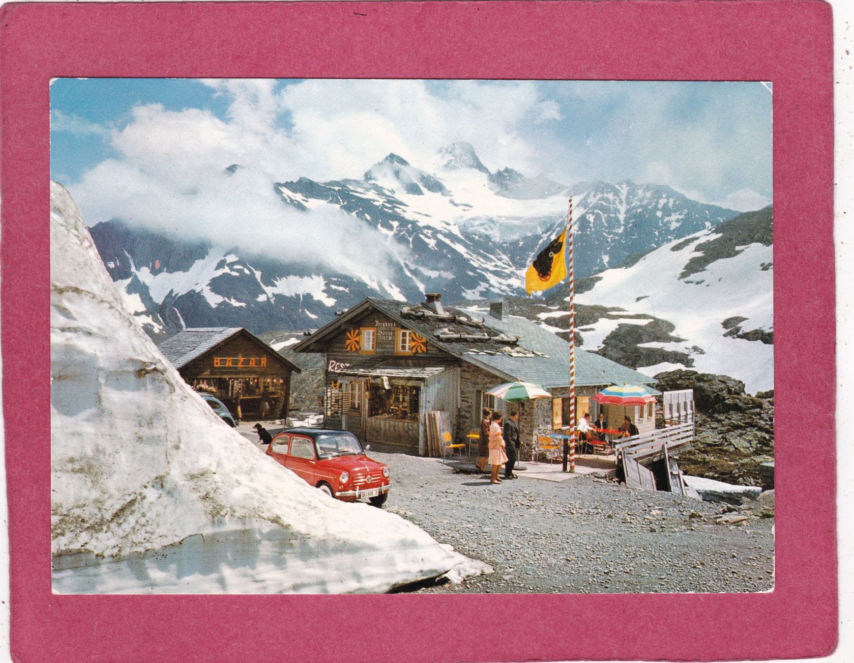 Cartoline postali: Susten Hospiz mit Griesgletscher – Usato da Herisau venduto da Lisegrat2008