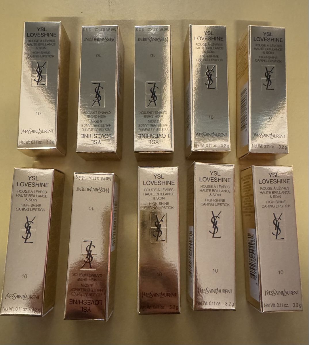 Make-up: YSL Loveshine Lippenstift  10 stk.  Neu – Nuovo (secondo la descrizione) da Schlieren venduto da Freundlich02