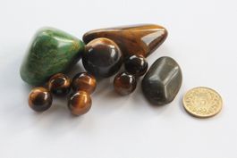 Diverse geschliffene Steine