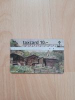Alte PTT Taxcard 10 Fränkli, Sujet Stalden VS,