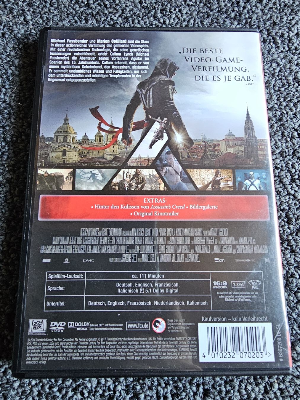 Tutti i DVDs: Assassin's Creed (22671) – Usato da Ruswil venduto da jan_bxl5 1