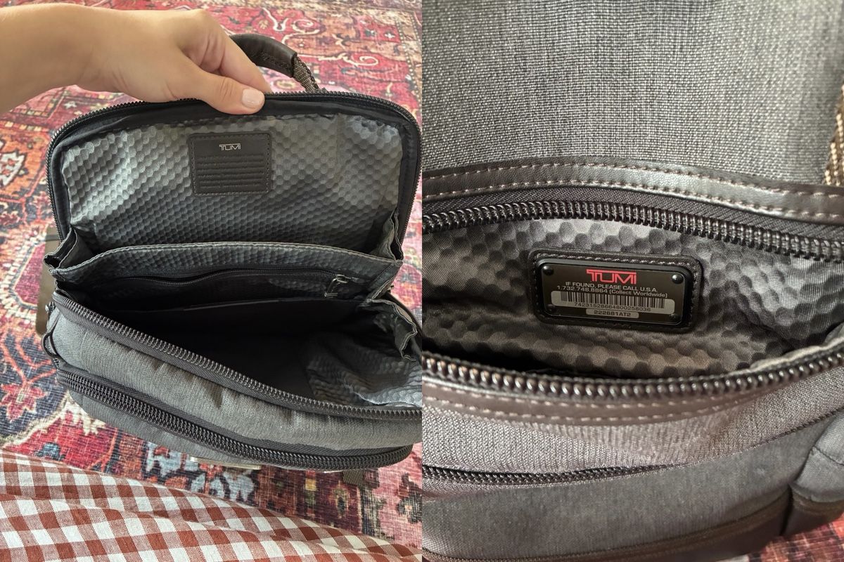 Tumi Zaini: TUMI Alpha Bravo Men's Knox Backpack Anthracite Rucksack – Usato da Münchenstein venduto da B771 9