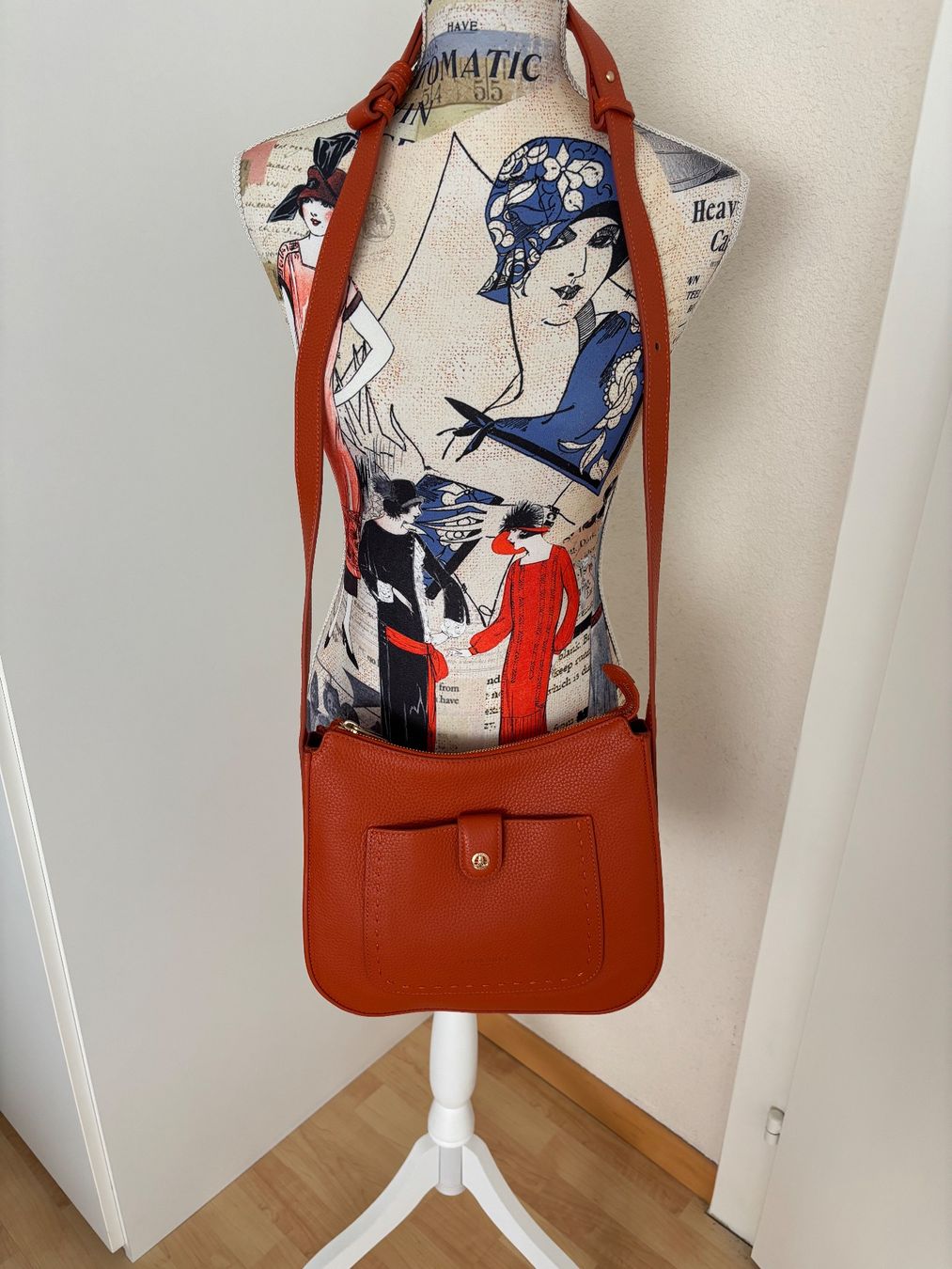 Sacs femmes: Tasche Leder Pourchet orange – Neuf (Voir description) à Wettswil par Pixie 4