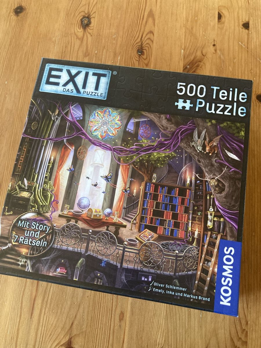 Puzzle: Exit Puzzle - Die Bibliothek der Träume, 500 Teile – Nuovo (secondo la descrizione) da Gümmenen venduto da lar12