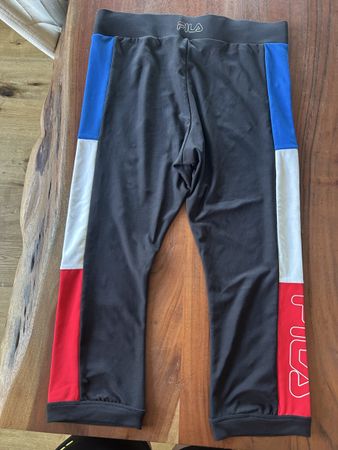 Fila Sporthose 3/4 Länge Damen Grösse S Farbblock Design💙