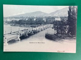Genève et le Mont-Blanc