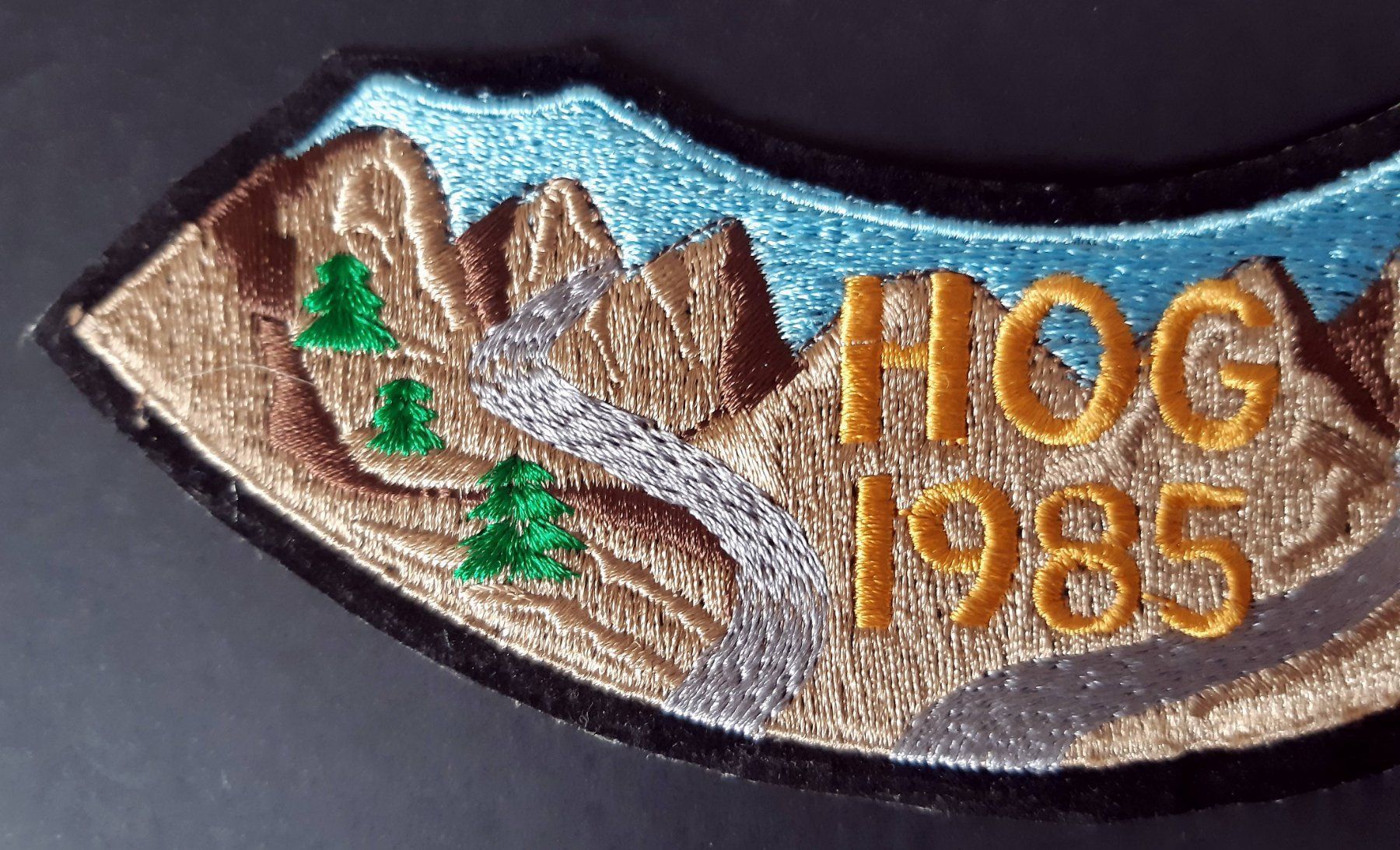 Harley-Davidson Patches: 1985 HARLEY PATCH HOG OWNERS GROUP BIKER – Neu (gemäss Beschreibung) aus Lugano von YouWantUS 1
