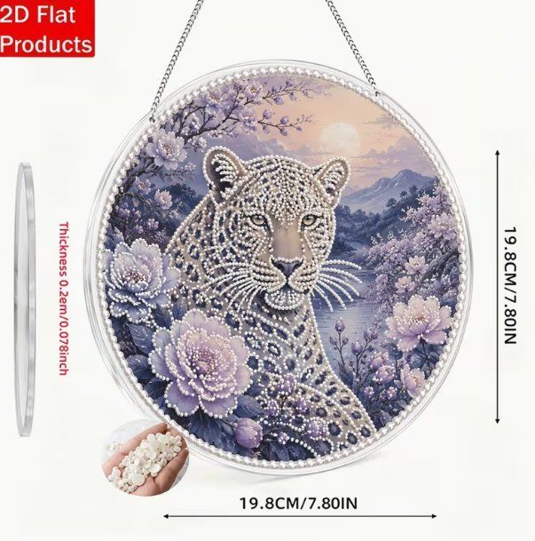 Kit bricolage: Diamond Painting Aufhänger Leopard – Nuovo e nell'imballaggio originale da Obergösgen venduto da Diamond-Painting 4