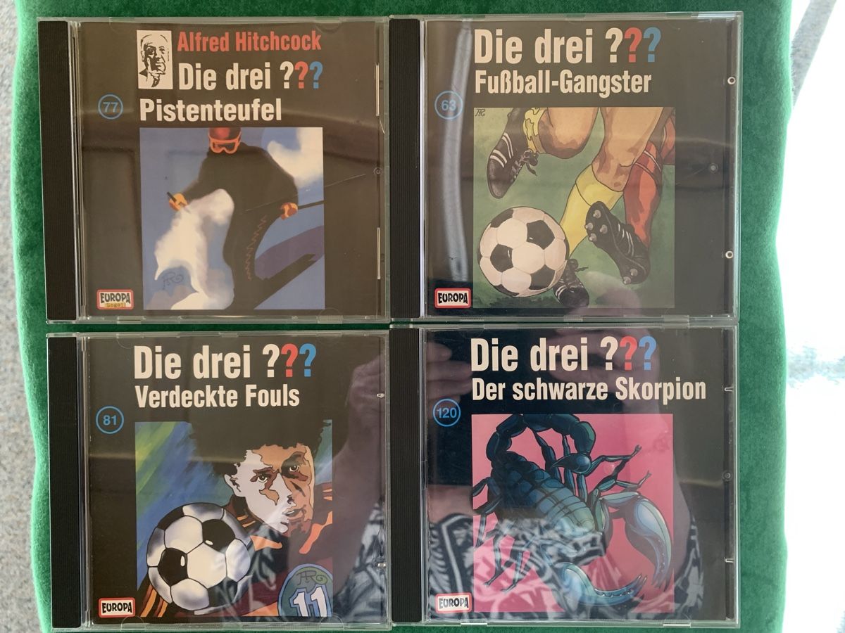 CD: Die Drei ??? CD' Folge 63/77/81/120 – Usato da Wila venduto da Rosenkohl05