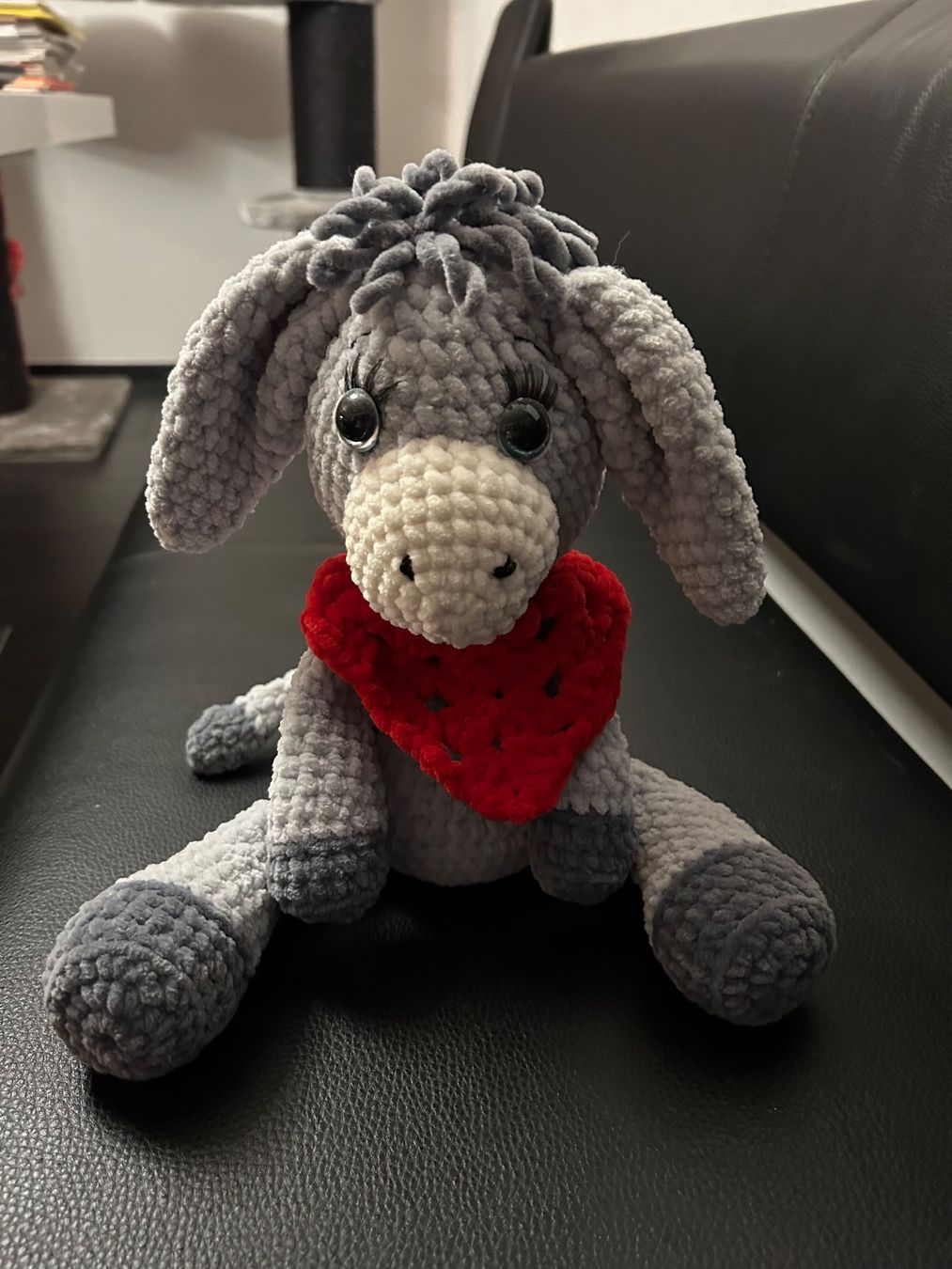 Statuette: Amigurumi Häkel Esel – Nuovo (secondo la descrizione) da Baldingen venduto da Ginadasy