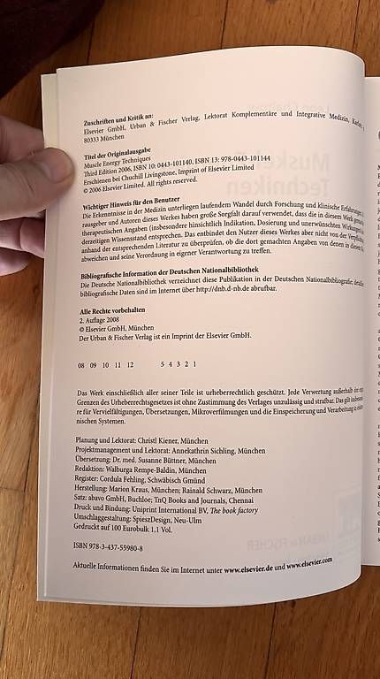 Libri: Muskel-Energie-Techniken Leon Chaitow – Usato da Zürich venduto da Octane68 1