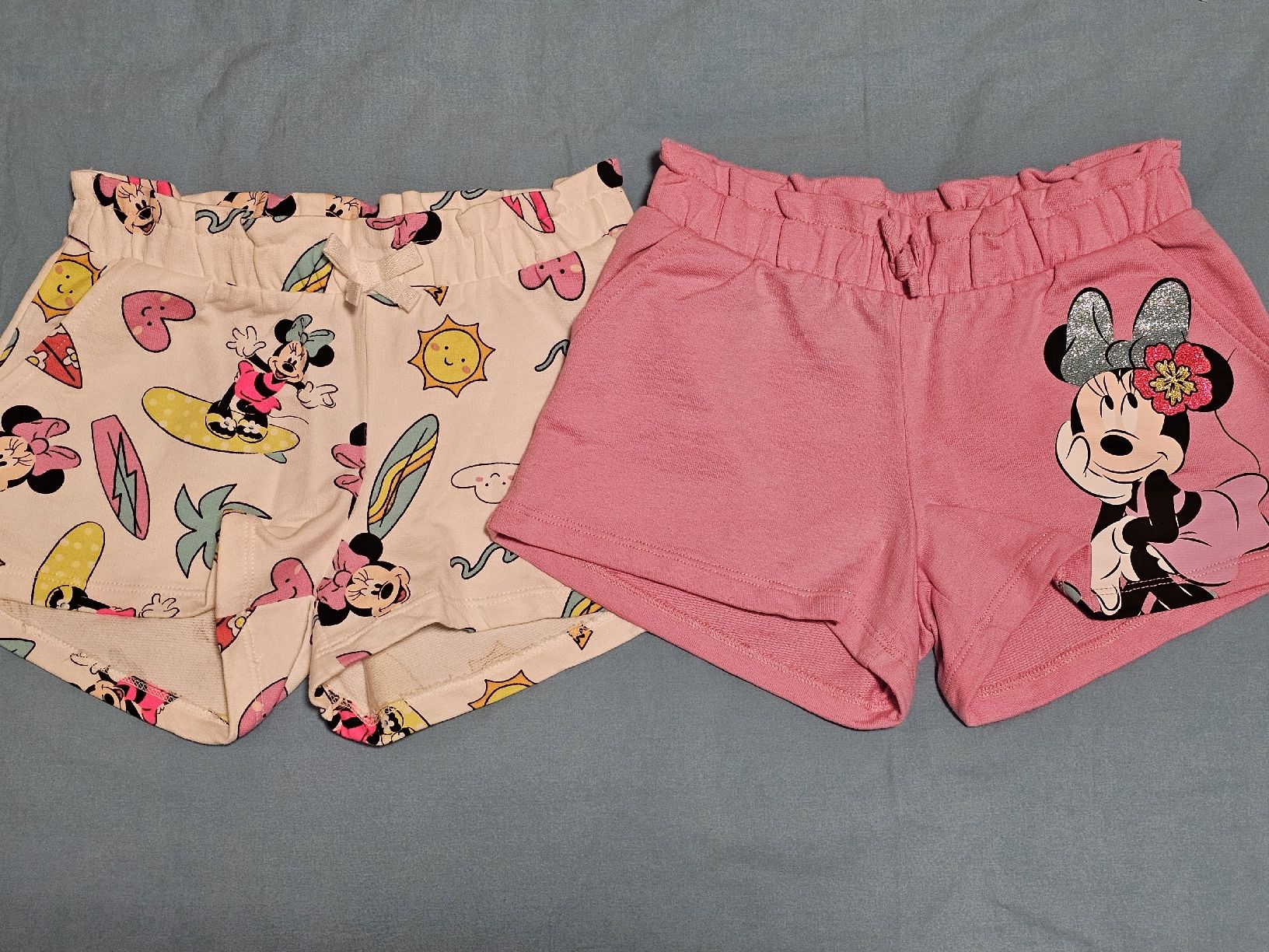 C&A Kleiderpakete & -sets: Minnie Mouse Shorts 2er Pack Sommer Grösse 128 – Neu (gemäss Beschreibung) aus Laufen von Taty007