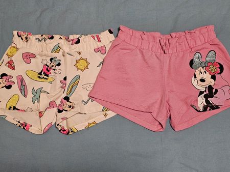 Minnie Mouse Shorts 2er Pack Sommer Grösse 128